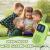 Holiky Green Walkie Talkies for Kids with Dinosaurs Silicone Sleeve, Toys for 3-6 Year Old Boys Girls, Kids Walkie Talkies Decent Range 2 Channels 2 Way RadioToy Gifts for 5-8 Year Old Boys Girls view 3