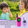 Holiky Purple Walkie Talkies with Silicone Cover, Toys for 3-4 Year Old Girls Boys, Kids Walkie Talkies 1000FT Range 2 Way RadioToy Christmas Birthday Gifts for 6-10 Year Old Girls Boys view 4