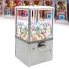 pedenencelia Mini Chewing Gum Machine,Capsule Vending Machine,Capsule Machine with Locks& Two Keys,for Capsule Toys with 4.5-2.5 Cm Diameter Suitable for Shopping Malls,Shopping Centers,White view 1