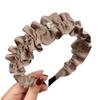 GENVQdf Headbands Women Headband hair decorations,hairband, headband, Fabric ruffled rhinestone hair bands for women sweet pressure hairpin headband hair accessories 1pcs view 1