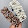 GENVQdf Headbands Women Headband hair decorations,hairband, headband, Fabric ruffled rhinestone hair bands for women sweet pressure hairpin headband hair accessories 1pcs view 3