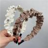 GENVQdf Headbands Women Headband hair decorations,hairband, headband, Fabric ruffled rhinestone hair bands for women sweet pressure hairpin headband hair accessories 1pcs view 4