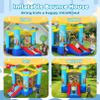 AKEYDIY Bounce House for Kids Toddlers Girls/Boys Gifts, Inflatables Funny Animals Bounce House for Kids 3-6 Bouncy Castle with Blower, Jump House with Slide, Pitching Game Indoor, Backyard view 2