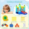 AKEYDIY Bounce House for Kids Toddlers Girls/Boys Gifts, Inflatables Funny Animals Bounce House for Kids 3-6 Bouncy Castle with Blower, Jump House with Slide, Pitching Game Indoor, Backyard view 3