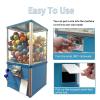 pedenencelia Mini Chewing Gum Machine,Capsule Vending Machine,Capsule Machine with Locks& Two Keys,for Capsule Toys with 4.5-2.5 Cm Diameter Suitable for Shopping Malls,Shopping Centers,Yellow view 2