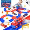 Aetyni Spider Toys for Boys 3-4: 251 PCS Spider Race Track with 5 Alloy Cars Toys for 3 4 5 6 Year Old Boys Car Tracks for Kids Toddler Boy Age 3-5 4-6 6-8 Christmas Birthday Gifts view 1
