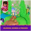 Dora - Interactive House Tropical Forest - 2 figurines and 8 accessories - Music and sound effects - Bilingual French English - Toy for cartoon dolls house - Toy for children from 3 years old view 4