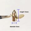 1Pair Diameter 23mm 3-Blade Paddle Tin Soldering Brass Propeller 23x2mm Positive Negative Props for RC Model Assembly Boat Ship view 3
