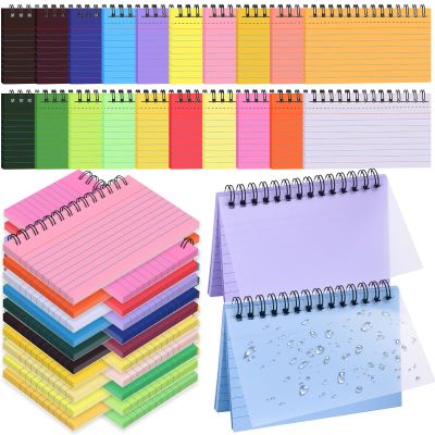 1000 PCS Colorful Spiral Index Cards 4x6 Inch Flash Cards with Ring Lined Note Card Book Flashcards, Colored Ruled Card Pad Index Note Books 4 x 6 Notecards for Studying School Supply College Office