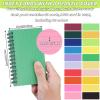 1000 PCS Colorful Spiral Index Cards 4x6 Inch Flash Cards with Ring Lined Note Card Book Flashcards, Colored Ruled Card Pad Index Note Books 4 x 6 Notecards for Studying School Supply College Office view 2