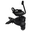 Universal Stroller Board 2 in 1 Children Rider Stroller Attachment w/Saddle Seat, Buggy Board Wheeled Pushchair Stroller w/Standing Platform & Universal Wheel, Holds Children Up to 55lbs view 2