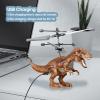 KPPIT Dinosaur Toys, Remote Flying Dinosaur Drone Infrared Induction RC Flying Ball Toy for Kids Boys Girls Gifts LED Light Helicopter Flying Drone Indoor and Outdoor Games Toys for Age 8 9 10 11 12+ view 3