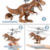 KPPIT Dinosaur Toys, Remote Flying Dinosaur Drone Infrared Induction RC Flying Ball Toy for Kids Boys Girls Gifts LED Light Helicopter Flying Drone Indoor and Outdoor Games Toys for Age 8 9 10 11 12+ view 4
