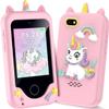 Kids Smart Phone for Girls, Christmas Birthday Gifts for Girls Boys Age 3-10,Kids Gift Toys Cell Phone, Toddler Learning Play Toy Phone with Dual Camera, Game, Music Player view 1