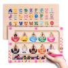 Uiseba Princess Mini Magnetic Color and Number Maze Montessori Toy for Ages 3 4 5, Toddler Busy Board, Educational Preschool Learning Activities, Ideal Christmas & Birthday Gift for Girls and Kids view 1