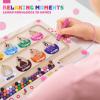 Uiseba Princess Mini Magnetic Color and Number Maze Montessori Toy for Ages 3 4 5, Toddler Busy Board, Educational Preschool Learning Activities, Ideal Christmas & Birthday Gift for Girls and Kids view 2