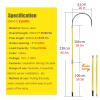 Rescue Hook Emergency Rescue Sticks Yellow Insulated Rescue Hook with 1 1.5 1.8 2 3 M Pole, Fire Electrician Lifeguard Rod Kit for Construction Sites/Hybrid Vehicles/Electric Repair, Anti-Electrocutio view 2