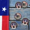 100 PCS AtSKnSK Challenge Coin Thank You for Your Service Coins for Veterans Appreciation Veteran's Day Gifts Bulk (Veteran Salute, Piece, 100) view 3