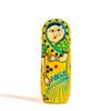 LOVENSPIRE Wooden Nesting Dolls Matryoshka Doll Set of 5 Hand Painted Indian Traditional Kondapalli Toys for Home Table Decor Wooden Stacking Dolls - Gifting Item Golu Dolls (6 Inch) view 4