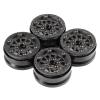 1.9 Inch Beadlock Wheels Rim with Adjustable Offset Ultra Lightweight Carbon Aluminum for 1/10 RC Rock Crawler Element RC Enduro Capra Dlux TGH Gspeed LCG Chassis Comp Builds (Type A) view 2