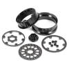 1.9 Inch Beadlock Wheels Rim with Adjustable Offset Ultra Lightweight Carbon Aluminum for 1/10 RC Rock Crawler Element RC Enduro Capra Dlux TGH Gspeed LCG Chassis Comp Builds (Type A) view 3