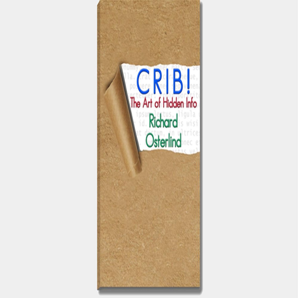Murphy's Magic Supplies, Inc. Crib! The Art of Hidden Info by Richard Osterlind - Book