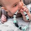 10-Pack Pacifier Clip Replacement Ends - BPA-Free Plastic Fasteners for DIY Baby Crafts, Sewing Bibs & Blankets Straps (3/4 Inch, 10 Color) view 4