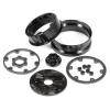 1.9 Inch Beadlock Wheels Rim with Adjustable Offset Ultra Lightweight Carbon Aluminum for 1/10 RC Rock Crawler Element RC Enduro Capra Dlux TGH Gspeed LCG Chassis Comp Builds (Type C) view 4