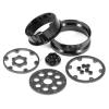 1.9 Inch Beadlock Wheels Rim with Adjustable Offset Ultra Lightweight Carbon Aluminum for 1/10 RC Rock Crawler Element RC Enduro Capra Dlux TGH Gspeed LCG Chassis Comp Builds (Type B) view 4