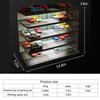 1:64 Hot Diecast Car Model Display Case,4 Tier Parking Scene Wheels Display Stand with LED Light and Acrylic Dust Cover Toys car Model Storage Cabinet view 2