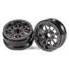 CobraCrawler Ultra Lightweight Carbon Aluminum 1.9 Beadlock Wheels Adjustable Offset for 1/10 RC Crawler SCX10 Capra TRX4 VS4-10 H10 Optic (A1) view 4