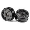 CobraCrawler Ultra Lightweight Carbon Aluminum 1.9 Beadlock Wheels Adjustable Offset for 1/10 RC Crawler SCX10 Capra TRX4 VS4-10 H10 Optic (C) view 4