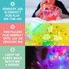 Glo Pals Play Pack Bundle with Sensory Play Jar, Water-Activated Light-Up Cubes, and Fun Fillers - Sensory Toys for Toddlers - Sensory Toy Kit with Light Up Cubes for Bathtub - Barnyard Blast view 2