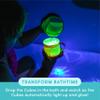 Glo Pals Play Pack Bundle with Sensory Play Jar, Water-Activated Light-Up Cubes, and Fun Fillers - Sensory Toys for Toddlers - Sensory Toy Kit with Light Up Cubes for Bathtub - Barnyard Blast view 4