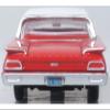 Oxford Diecast 1960 Fairlane Sedan 500 Monte Carlo Red with Corinthian White Top and Interior 1/87 (HO) Scale Diecast Model Car 87FF60001 view 4
