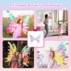Diakud Light Up Butterfly Fairy Wings for Girls 4-6, Gifts for 4 5 6 7 8 Year Old Kids Age 5-7 Christmas Halloween Princess Dress Up Costume Toys for Girls 6-8 Birthday Gift Ideas for Girl view 3