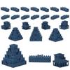 Custom Civilizations for Catan Board Game | Replacement Player Sets | Settlers Pieces | Base Cities Settlements Roads | 3D Printed | (Babylon Base Set) view 1