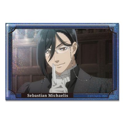 Black Butler - Boarding School - Hologram Can Badge Sebastian Michaelis A HBAN-K007-m01