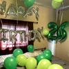Green Helium Number Balloon 40 Inch, Giant Foil Green Number 0 Birthday Balloons, Large Numbers 10 20 30 40 50 60 70 80 90 100 2025, Party Celebration Supplies Decorations view 4