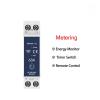 QZLIBEFUD 6-63A 1P+N Smart Circuit Breaker Kwh Meter Monitoring Timer Relay MCB Smart Voltage Current Protection(Metering,32A) view 3