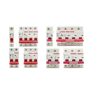 QZLIBEFUD DZ47 400V 1-4P 3-125A C Type Circuit Breaker MCB Short Overload Circuit Protector 35mm Din Rail Breaking Capacity 6KA(2P,40A)
