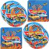 40Pcs Wheel Car Theme Party Supplies - Perfect for Birthdays Party and More Party view 1