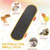 HAICHEN TEC Beard Dragon Toys Funny Fast Mini Skateboard Birds Smart Toys Turtles Outdoor Walking Running Playing Finger Skateboards for Small Animal Reptiles Lizard Turtle (S,4PC) view 4