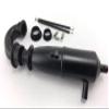 1/10 Scale RC Off/on Road Car Engine Motor .12 15 .18 20 Rear Exhaust Tuned Pipe Manifold Gasket Seal Tubing Joint Adapter Silicone for Kyosho HB Racing FC Power OS SH GO HSP VXR Redcat view 1