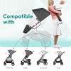 Performance Rain Shield, Rain Cover Fits for UPPAbaby Vista/Vista V2/Vista V3/Cruz/Cruz V2 Stroller, Protect from Wind/Rain/Snow/Dust, Air Vent Hole, Window with Zipper, Stroller Accessories view 2