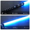 XenoSaber Dueling Light Saber, XRGB 3.0 Motion Control Smooth Swing Light Saber with 16 Sound Fonts, Infinite Color Change, Aluminum Hilt, APP Control for Adults Cosplay Gift, Black view 2