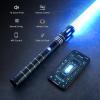 XenoSaber Dueling Light Saber, XRGB 3.0 Motion Control Smooth Swing Light Saber with 16 Sound Fonts, Infinite Color Change, Aluminum Hilt, APP Control for Adults Cosplay Gift, Black view 3
