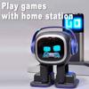 EMOPET AI Desk Robot Companion - ChatGPT Enabled with Voice Commands & Dance Feature, Interactive Robot Pet with Personality, Comes with Charging Home Station view 2