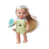 Evi Love Travel, 2 Assorted Colours, Only One Item Delivered, Toy Doll in Rolling Suitcase, She Wearing a Swimsuit with Ruffles Including Sunglasses and Ice Cream, 12 cm, from 3 Years view 2