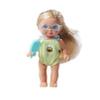 Evi Love Travel, 2 Assorted Colours, Only One Item Delivered, Toy Doll in Rolling Suitcase, She Wearing a Swimsuit with Ruffles Including Sunglasses and Ice Cream, 12 cm, from 3 Years view 4